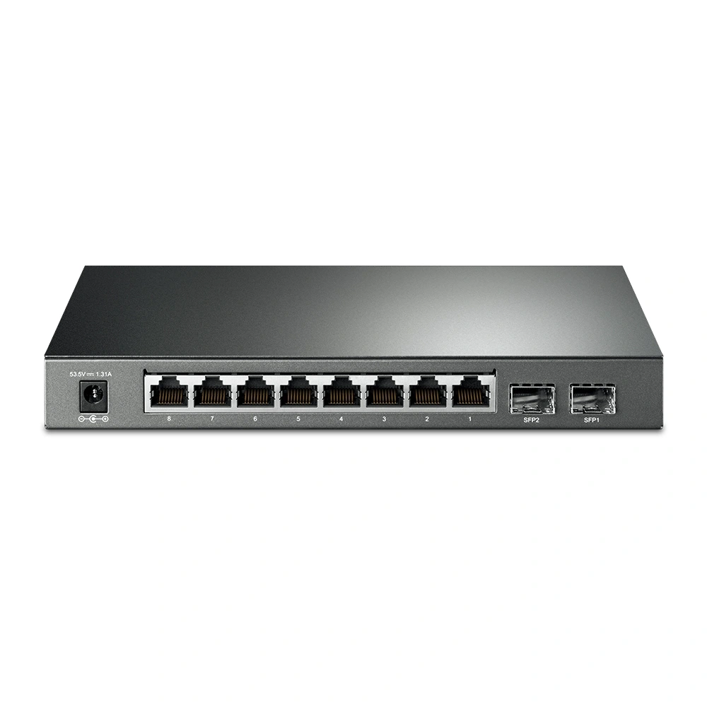TP-Link Omada Access PoE+ Switch 8 Port (8 GE + 2 GE SFP Port) SG2210P view 3